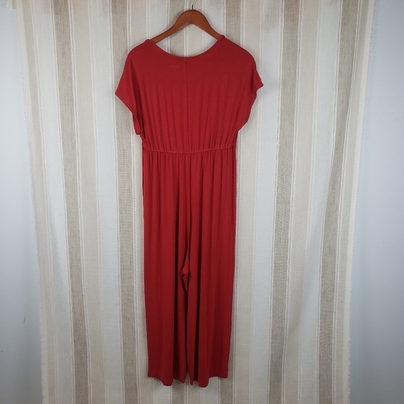 Old Navy Maternity Fitted Jumpsuit Terracotta Size Extra Small - Picture 9 of 9